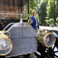 Itala 35/45 HP "Palombella" del 1909 appartenuta alla Regina Margherita nel Giardino Ducale dei Musei Reali
