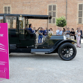 Itala 35/45 HP "Palombella" del 1909 appartenuta alla Regina Margherita nel Giardino Ducale dei Musei Reali