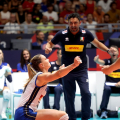 La gioia di Federica Squarcini e del coach Davide Mazzanti