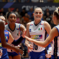 In primo piano Federica Squarcini e Loveth Omoruy