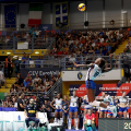 L'ultima battuta del match fra Italia e Croazia