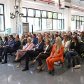 Un momento dell inaugurazione del Battery Technology Center