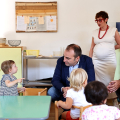 Il sindaco Lo Russo e l’assessora Salerno al Polo ‘0-6’ di via Braccini per l’inizio dell’anno scolastico