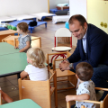 Il sindaco Lo Russo e l’assessora Salerno al Polo ‘0-6’ di via Braccini per l’inizio dell’anno scolastico