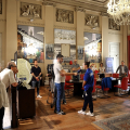 La ginnasta torinese Giulia Zanello, oro ai recenti europei di Twirling, premiata dall’assessore Carretta