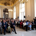 Un momento dell'aperura della 14a edizione del World Tourism Event - Salone Mondiale del Turismo nei siti Patrimonio Mondiale