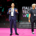 Massimo Lapucci,  CEO delle OGR Torino  con Riccardo Luna