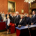 Mercoledì 27 settembre 2023Palazzo Civico, Sala RossaLa vicesindaca Michela Favaro, la Presidente del Consiglio Comunale Grippo e l'assessore Rosatelli partecipano alla cerimonia di conferimento del sigillo civico ad Annibale Crosignani