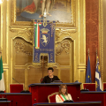 Sala Rossa: Cerimonia di conferimento del sigillo civico ad Annibale Crosignani