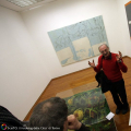 Piero Gilardi e la sua opera esposta alla GAM