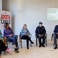 Un momento della conferenza stampa