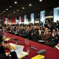 La sala gremita del Teatro Regio