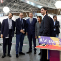 Un momento della visita del sindaco Lo Russo ad Artissima
