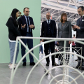 Un momento della visita del sindaco Lo Russo ad Artissima