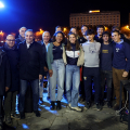 L'inaugurazione con il Sindaco Stefano Lo Russo e l'assessore Tresso insieme a Giuseppe Abbagnale, presidente Federazione Canottaggio e una rappresentanza della Silverskiff