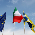 Piazza Castello Giorno Unità Nazionale e Festa delle Forze Armate. Cerimonia Alza Bandiera