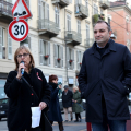La presidente della Circoscrizione 1 Cristina Savio e il Sindaco Stefano Lo Russo