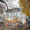 Il presepe di Emanuele Luzzati ai Giardini Cavour