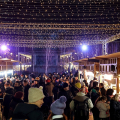 L'inaugurazione del villaggio di Natale e della pista di pattinaggio