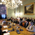 A Palazzo Civico la squadra argentina di sci