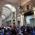 Un momento della Cerimonia in Galleria San Federico