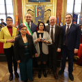 Consegna delle Medaglie d'Onore: Buccheri Filippo, riceve la figlia Lucia