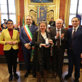 Consegna delle Medaglie d'Onore: Loro Piana Pierino, riceve la nipote Carla Malinverni