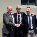 Riccardo D'Elicio, Presidengte CUS Torino con Guido Saracco e Stefano Corgnati - Politecnico di Torino