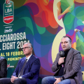 Il sindaco Lo Russo interviene alla conferenza stampa di presentazione delle Frecciarossa Final Eight 2024 di basket
