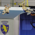 La gara del trampolino 10 metri sincro maschile