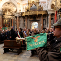 La celebrazione religiosa in ricordo dei caduti italiani sul fronte russo nel 1941-1943 nella chiesa di San Lorenzo