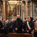 La celebrazione religiosa in ricordo dei caduti italiani sul fronte russo nel 1941-1943 nella chiesa di San Lorenzo