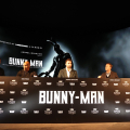 Un momento della conferenza stampa di Bunny - Man