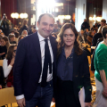 Il Sindaco Stefano Lo Russo  e Annalena Benini, direttrice del Salone Internazionale del Libro di Torino