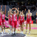 La Famila Wuber Schio festeggia la vittoria