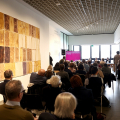 Un momento della conferenza stampa alla GAM