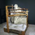 Lo studio in gesso ottocentesco realizzato da Leonardo Bistolfi per il Monumento a Cesare Lombroso