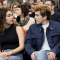 Gli attori protagonisti della serie Ginevra Rosso e Carlo Ponti