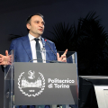 Il Sindaco Stefano Lo Russo interviene alla cerimonia di insediamento del Magnifico Rettore Stefano Corgnati