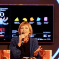 L'Assessora alla Cultura Rosanna Purchia interviene alla conferenza stampa di presentazione del Festival MITO SettembreMusica 2024