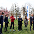 Piazza d'Armi: gli assessori Foglietta e Tresso sono presenti alla piantumazione di alberi offerti da Suzuki e Torino FC alla città