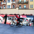 Al Motovelodromo inaugurata l’opera che celebra la tappa torinese del Giro d’Italia