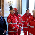 La Croce Rossa Italiana in Sala Marmi