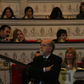 L\'Assessore alla cultura della Città di Torino, Fiorenzo Alfieri