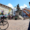 La parata per le vie del centro