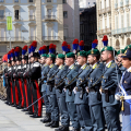 In piazza Castello la cerimonia dell’Alza Bandiera