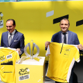 Il trofeo della “Grand Départ” nel Grattacielo della Regione