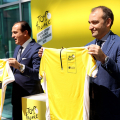 Il trofeo della “Grand Départ” nel Grattacielo della Regione