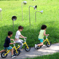 Le balance bike donate dagli organizzatori del Tour de France