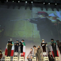 Sul palco di Piazza Vittorio Veneto